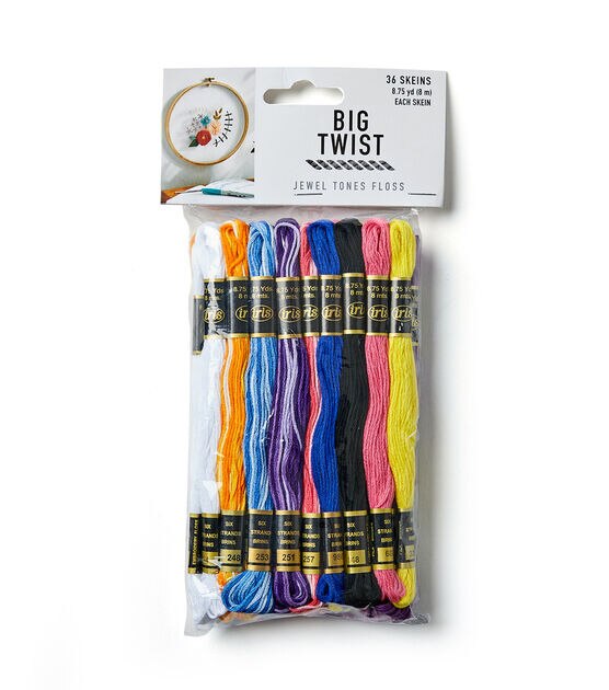 8.7yd Cotton Embroidery Floss 36ct by Big Twist, , hi-res, image 1