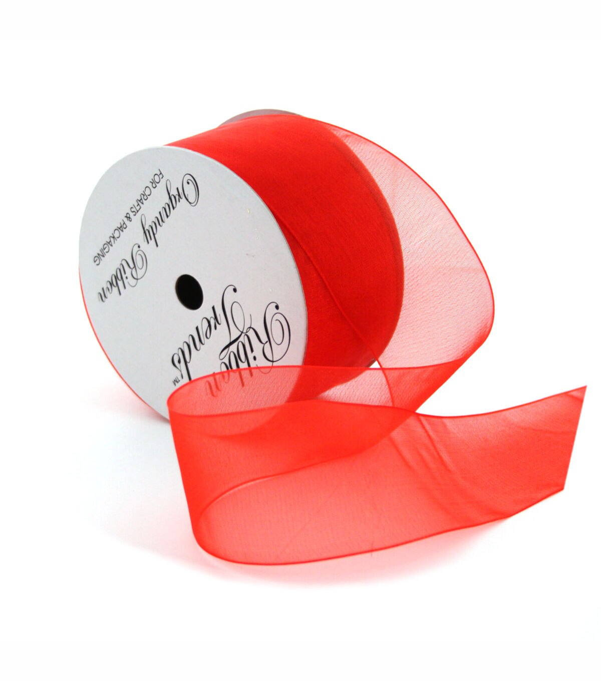 Ribbon Trends Organdy Ribbon 1/4'' Red Solid | JOANN