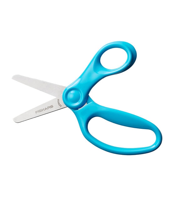 Fiskars 7 Blue Softgrip Left Handed Student Scissors
