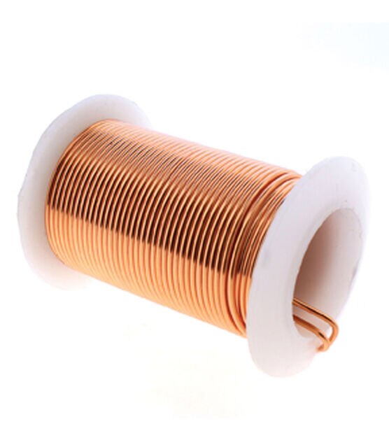 The Beadsmith 28-Gauge Lacquered Tarnish-Resistant Copper Wire for Jewelry  Making,40 Yard,26.9 Meter Spool (Copper)