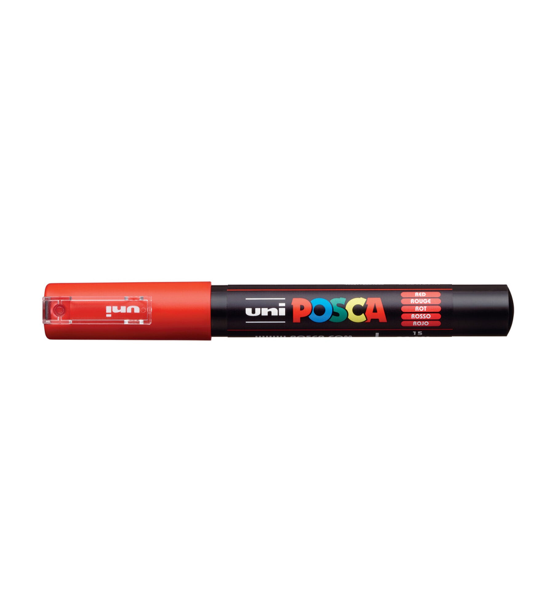 POSCA Extra Fine Paint Marker, Red, hi-res