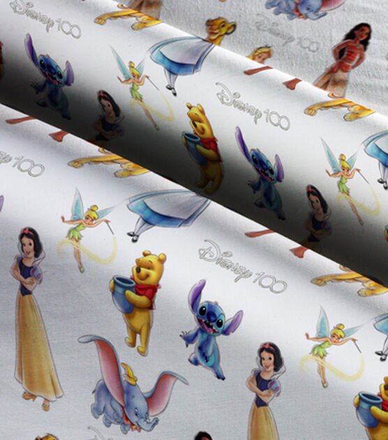 Disney 100 Character Digital Cotton Fabric, , hi-res, image 3