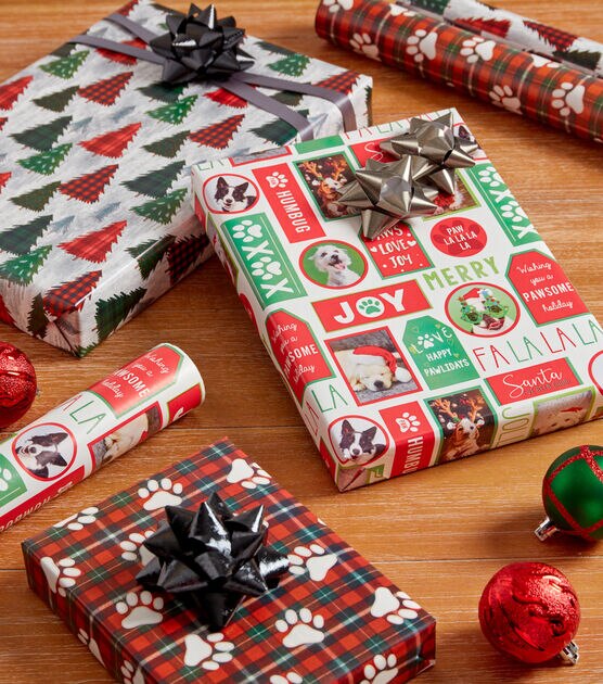 Red Falalala Wrapping Paper