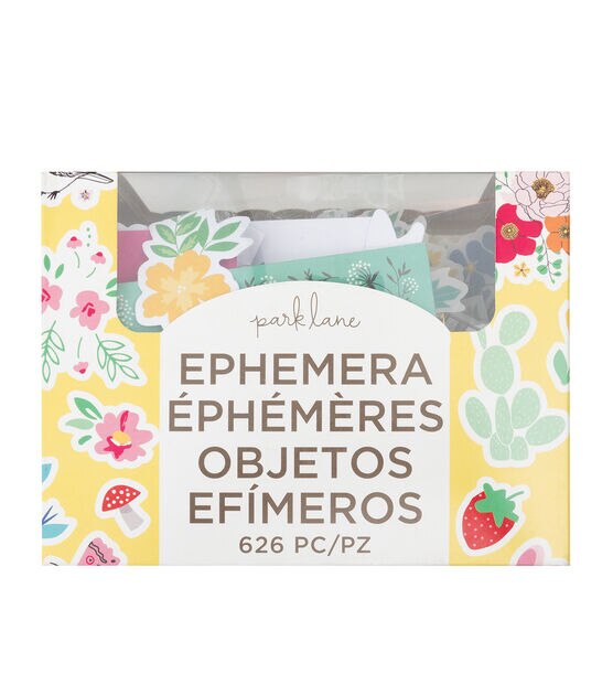 626pc Brights Cardstock & Chipboard Ephemeras by Park Lane