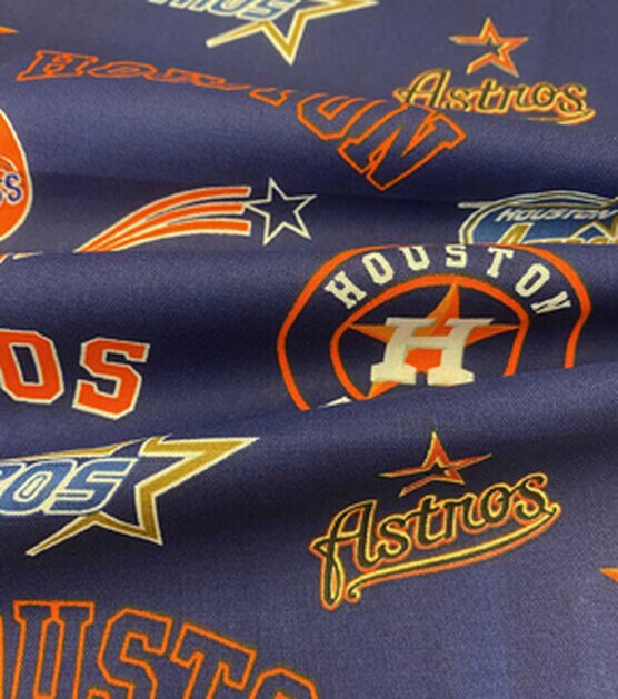 Fabric Traditions Houston Astros Cotton Fabric Logo