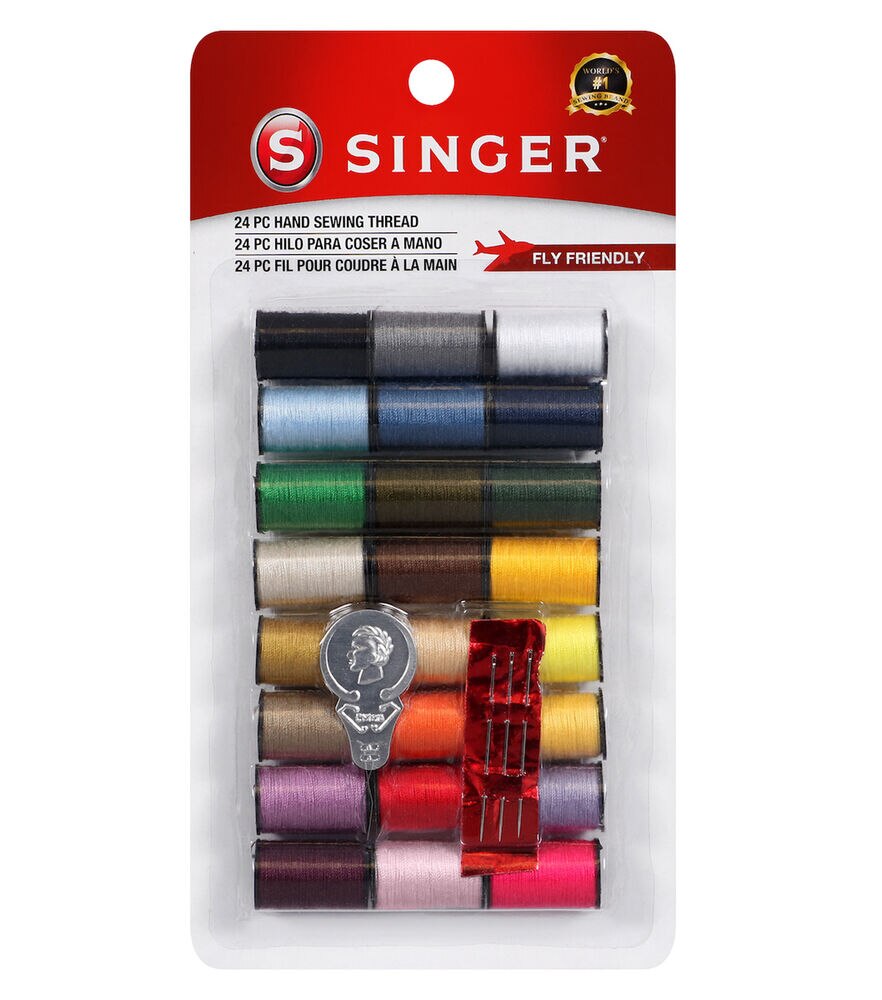 Thread for Sewing 30 Colors, 200 Yards Per Spools, Polyester Sewing Thread  Kit for Sewing Machine & Hand Sewing