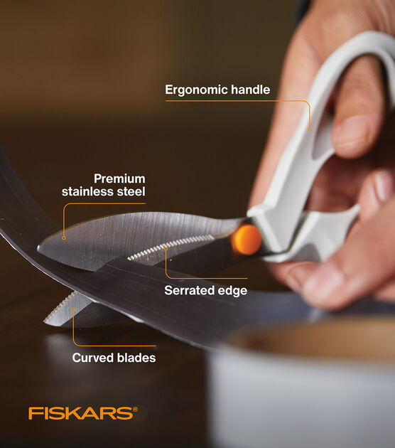 Fiskars DIY 9'' PowerCut Scissors, , hi-res, image 3