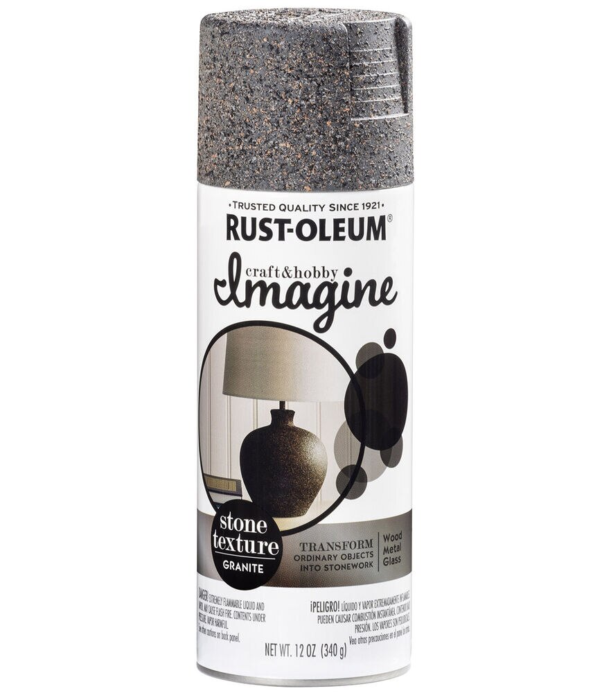 Rust Oleum Imagine Stone Spray Paint, Stone Granite, swatch