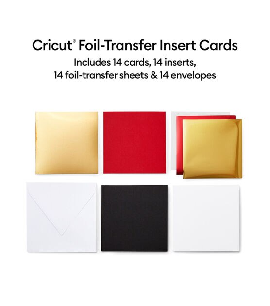 Cricut Joy 32ct Forest Grove Sampler A2 Foil Transfer Insert Cards