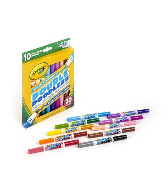 Crayola 10ct Broad Line Dual Ended Markers, , hi-res, image 3