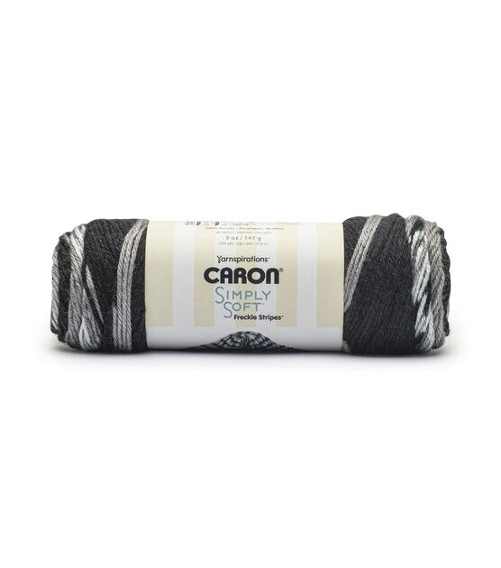 Caron 6oz Medium Weight Acrylic Simply Soft Freckles Stripe Yarn