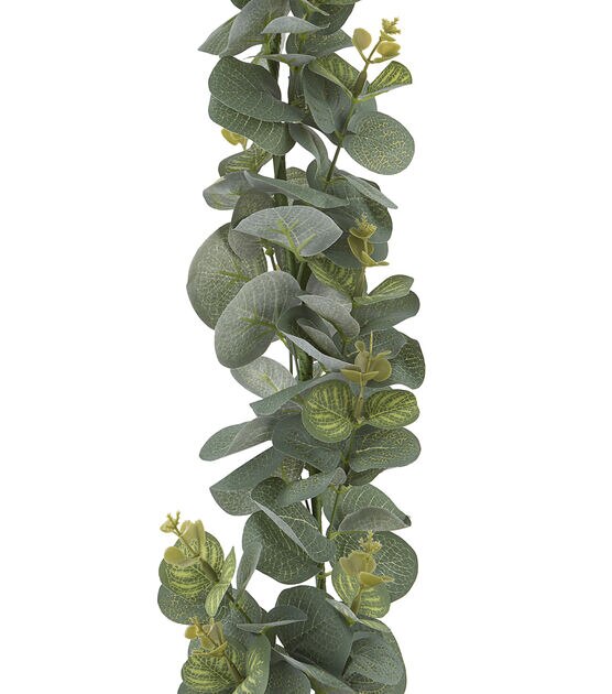 66'' Eucalyptus Leaf Garland by Bloom Room, , hi-res, image 2