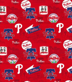 MLB Fleece Fabric-Philadelphia Phillies