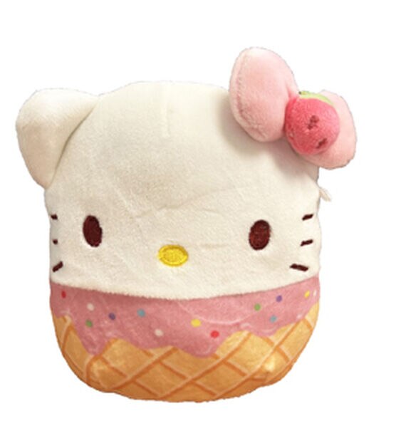 Squishmallows 5" Hello Kitty Ice Cream Plush Toy