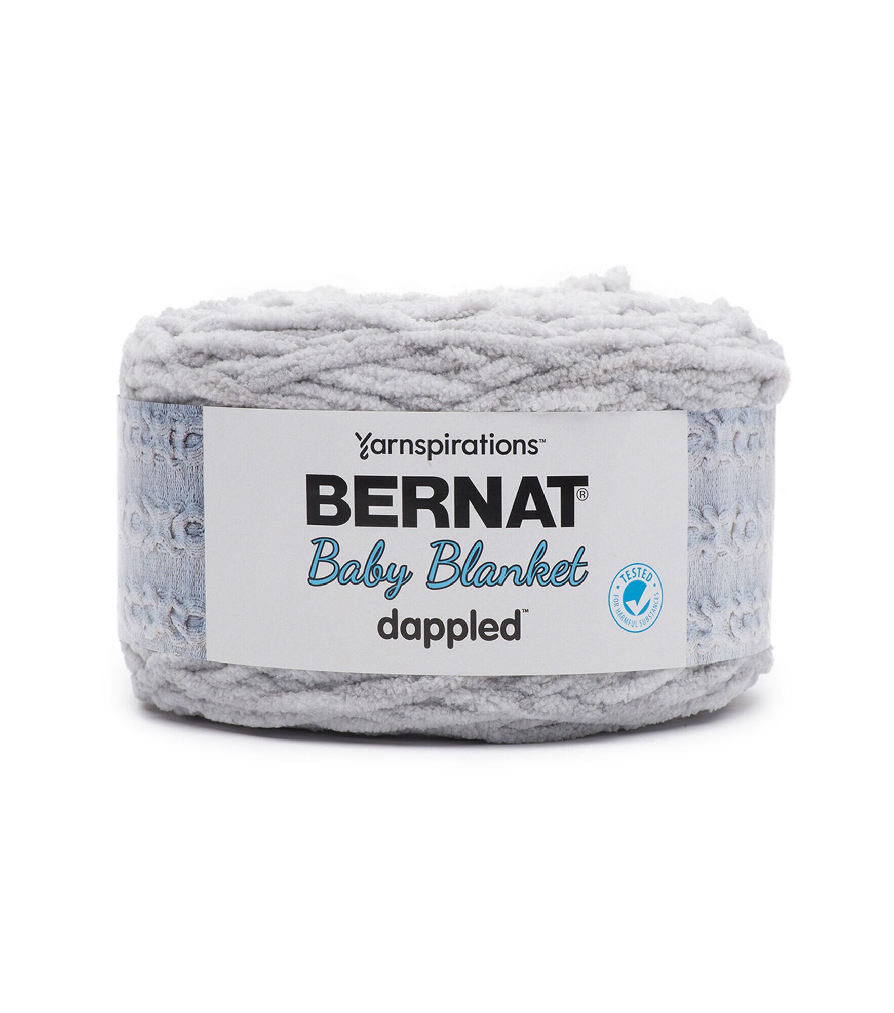 Bernat Baby Blanket Dappled 220yds Super Bulky Polyester Yarn, Skipping Stone, hi-res