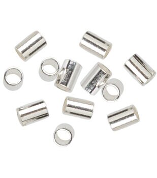 Bead Buddy 4mm Silver Crimp Covers