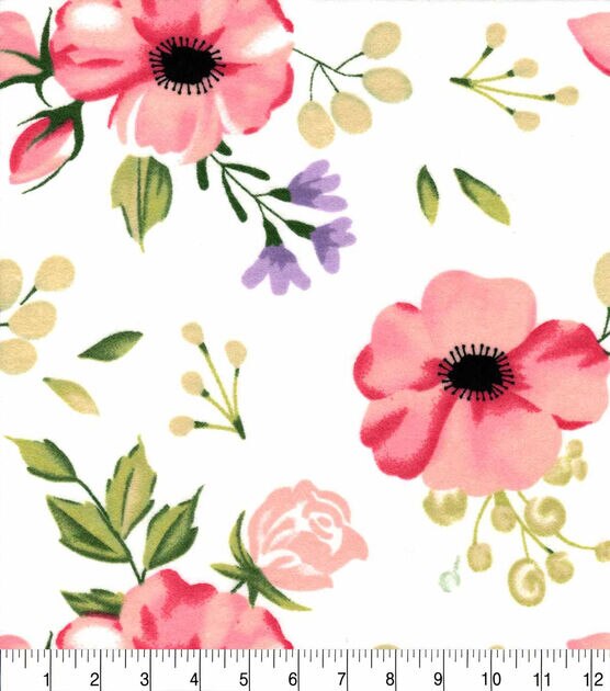 Spring Sweet Garden Nursery Flannel Fabric | JOANN