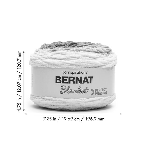 Bernat® Blanket™ #6 Super Bulky Polyester Yarn, Crimson 10.5oz/300g, 220  Yards 