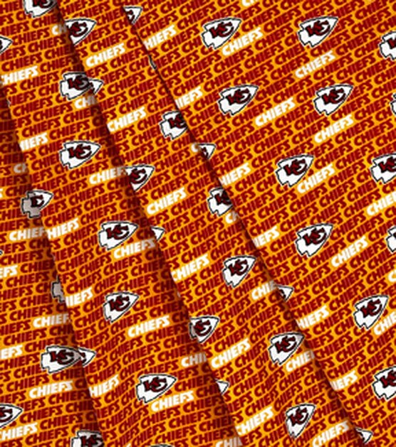NFL Orange Kansas City Chiefs Cotton Duck Canvas, , hi-res, image 3