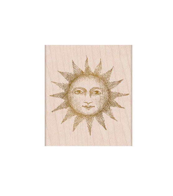 Hero Arts Wooden Stamp Etched Serene Sun