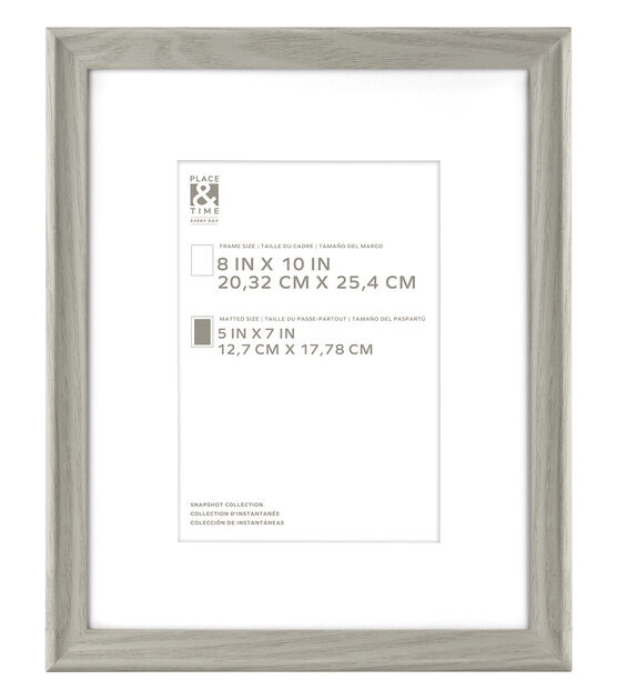 Printz At Home Matted Picture Frame, 8 x 10 / 5 x 7 in - Kroger