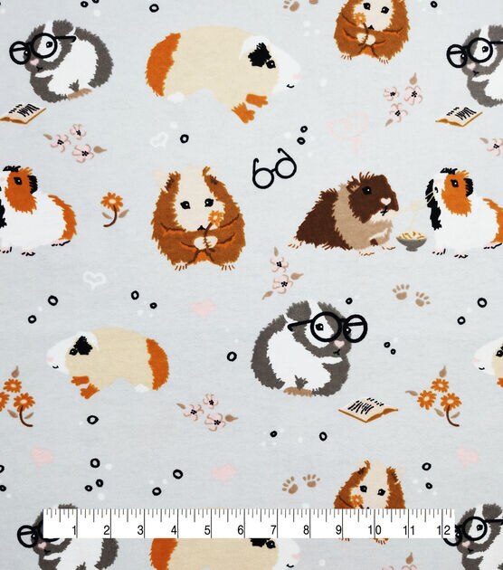 Guinea Pigs Super Snuggle Flannel Fabric, , hi-res, image 4