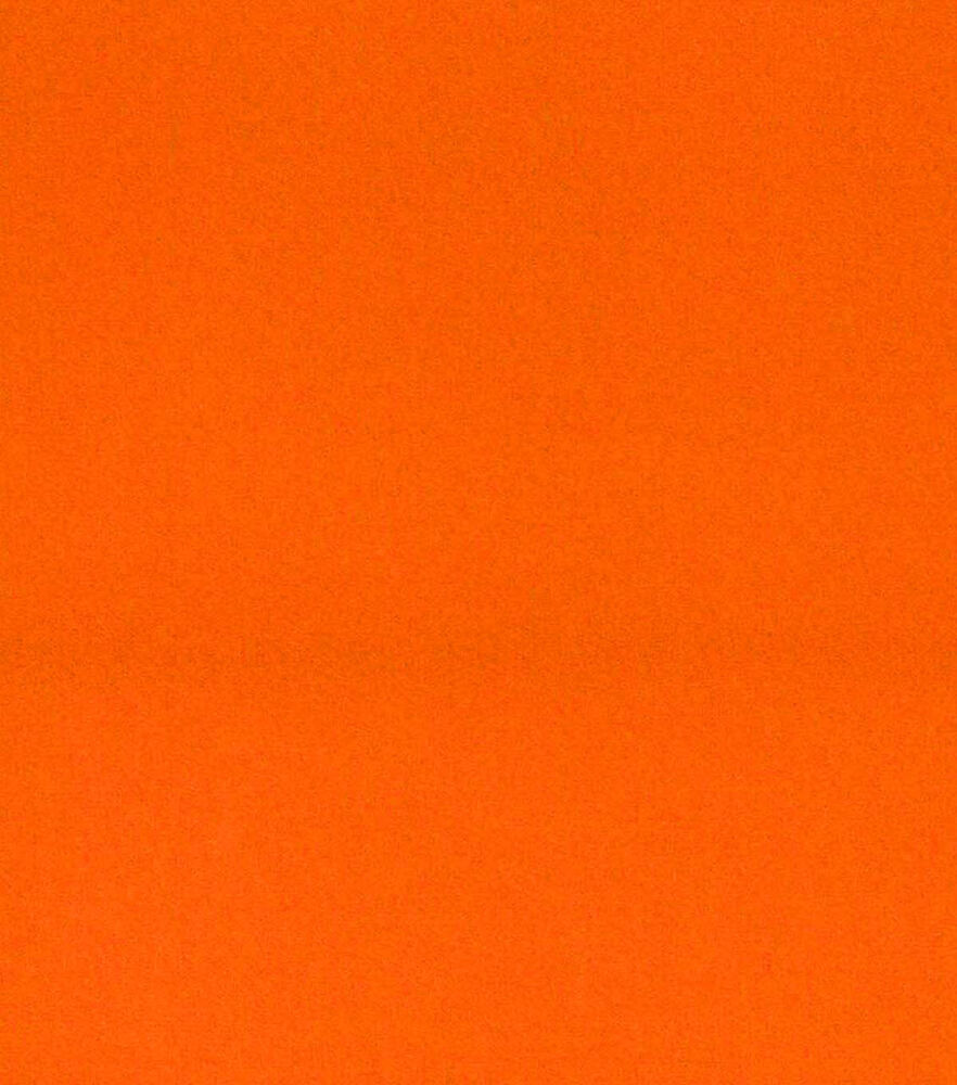 Blizzard Fleece Fabric  Solids, Tangerine, swatch