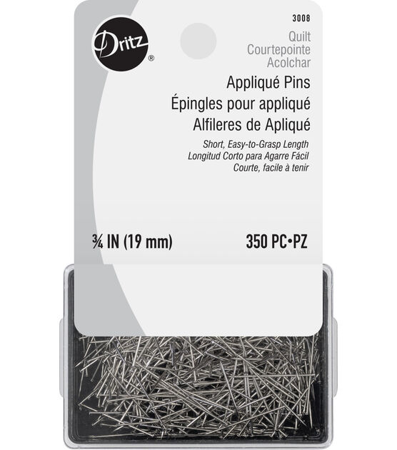 Dritz 3/4" Appliqué Pins, 350 pc