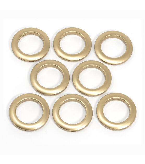 Dritz Home 1.56'' Curtain Grommets 8pcs Brass, , hi-res, image 7