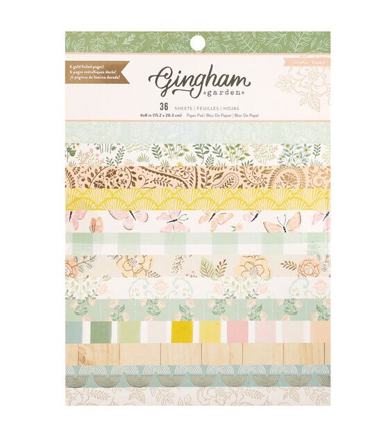 Craft Consortium Bloom & Wild Paper Pad - 6in x 6in