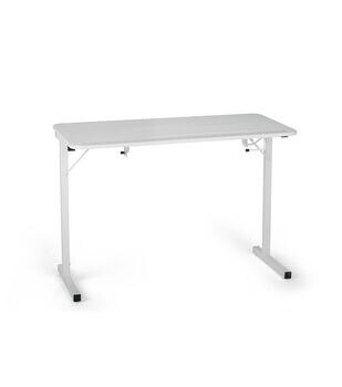 Sew Ready Craft and Cutting Table 58.75 Wide in Silver / White