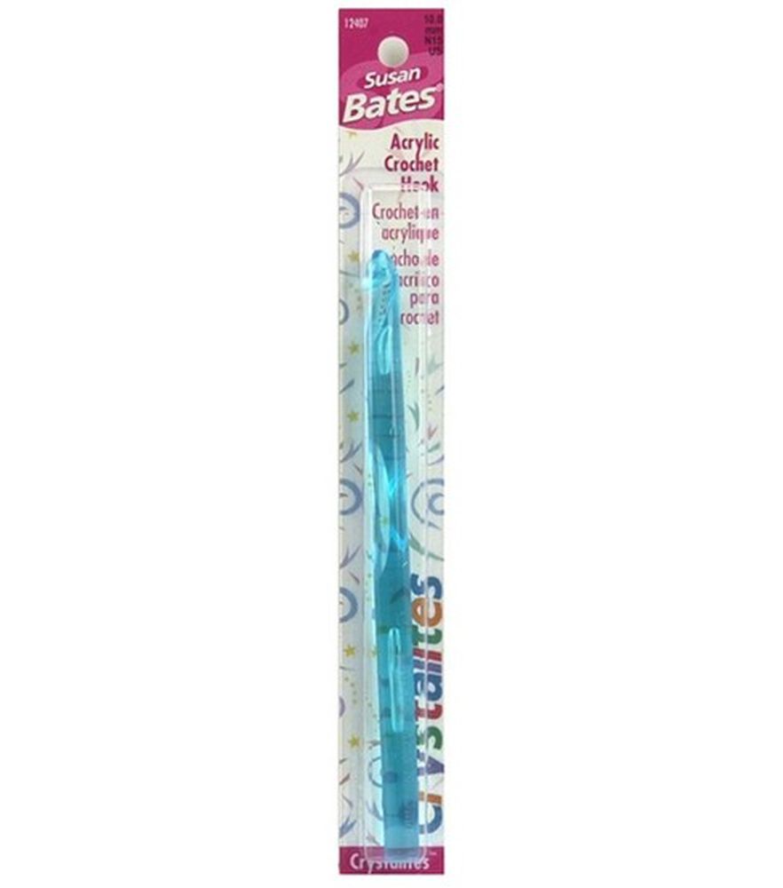 Susan Bates Crystalites Acrylic Crochet Hooks