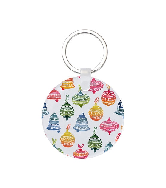 2 White Round Blank Sublimation Acrylic Key Ring - Craft Express - Shop by Brand - JOANN Fabric and Craft Stores
