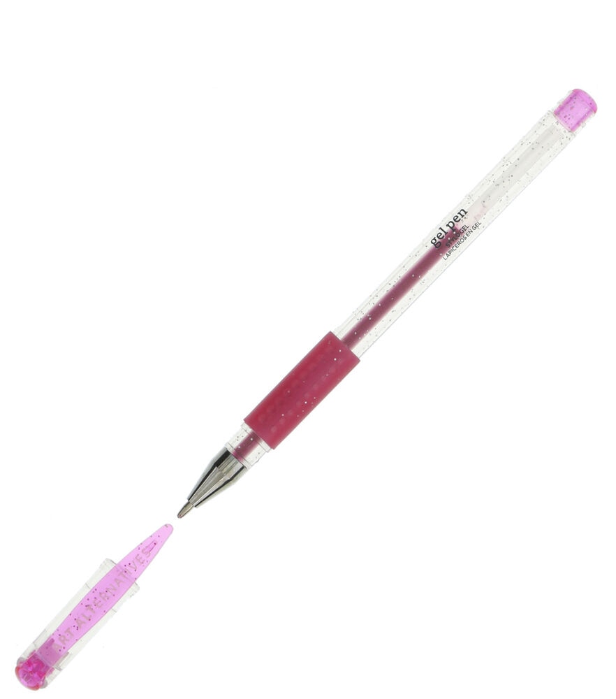 Art Alternatives Glitter Gel Pens, Pink, swatch