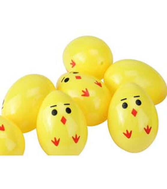 Northlight 2.5" Yellow and Red Chick Easter Egg Decor 8pk, , hi-res, image 4