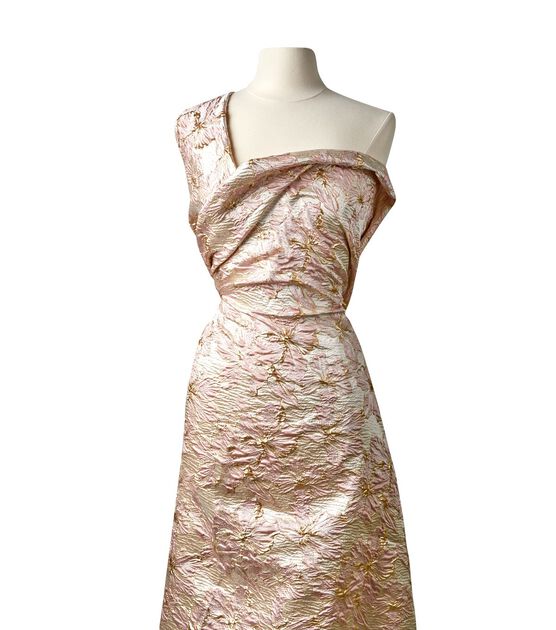 Badgley Mischka Luxury Brocade Fabric, , hi-res, image 2