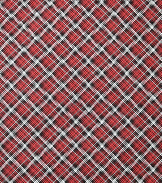 Comfortable 100% Cotton Flannel Printed Fabric Plaid Check