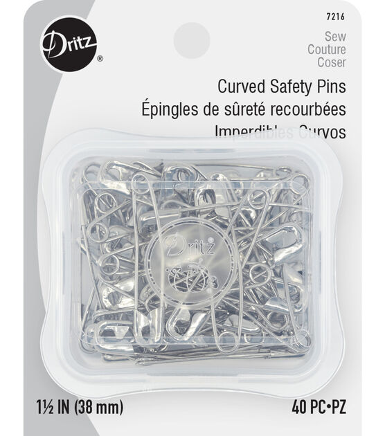 Dritz Quilting Curved Safety Pin Assortment
