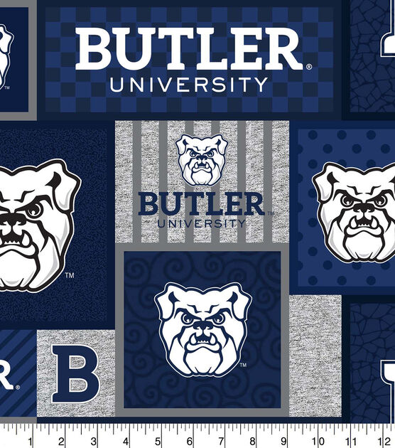 Butler University Bulldogs Fleece Fabric Patch