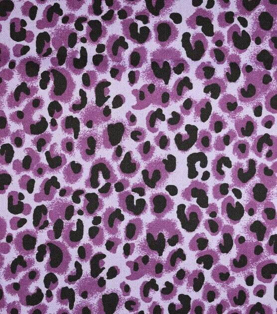 Purple Cheetah Keepsake Calico Cotton Fabric | JOANN