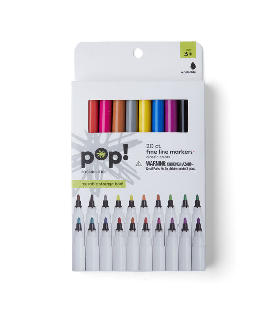 Fine Line 20 Colors Washable Markers