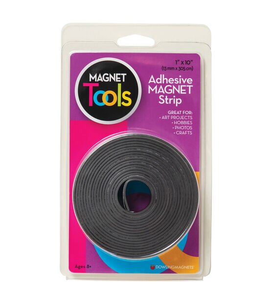 Magnet Tape Strip Self Adhesive Backed Flexible Roll Strong Sticky For  Craft DIY