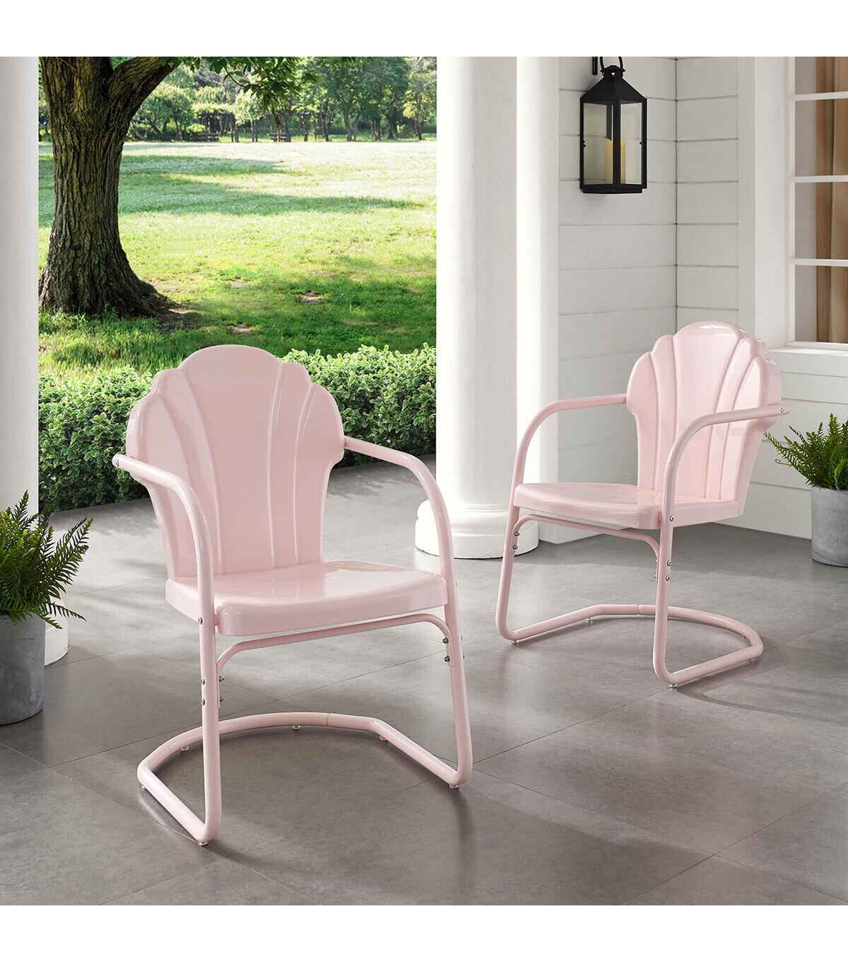 crosley tulip 2pc chair set