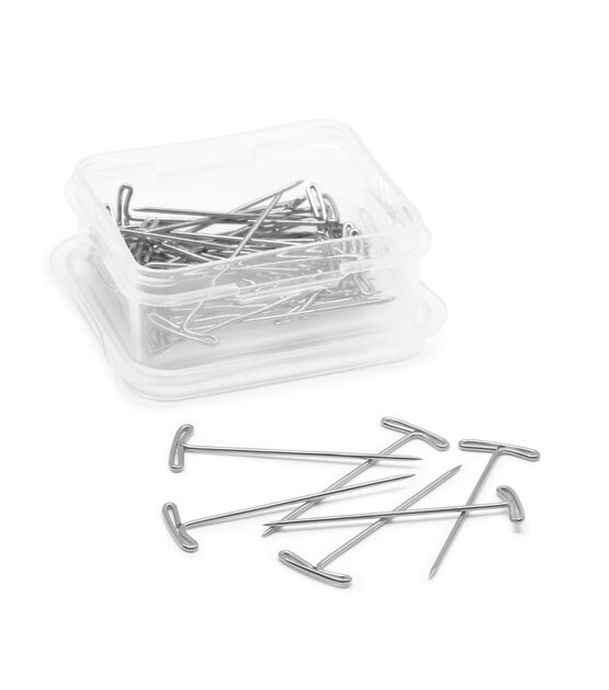 T Pins, 220 Pack, Assorted Sizes, T-Pins, T Pins for Blocking Knitting, Wig  Pi