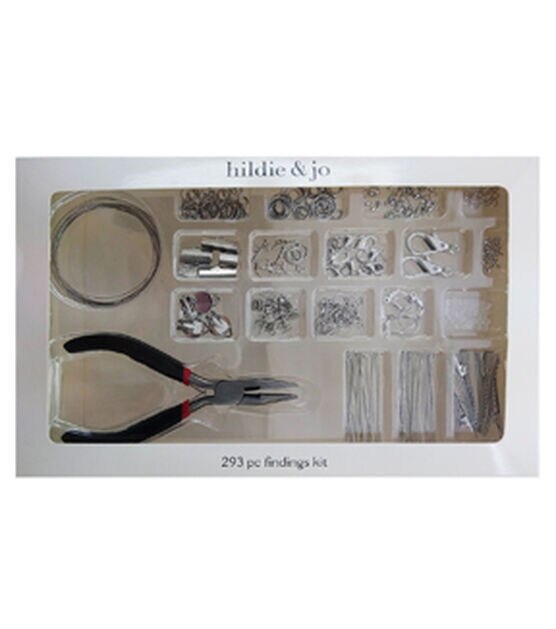 7 Multi Jewelry Findings Kit 1335pc by hildie & jo