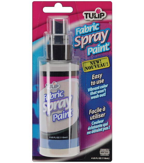 TULIP Glitter Fabric Spray Paint, Black Diamond  Fabric spray paint,  Fabric spray, Glitter spray paint