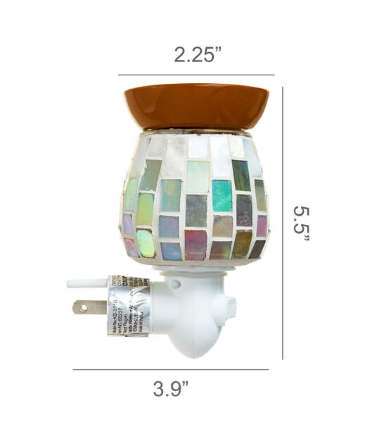 Mosaic Plug in Wax Warmer by Hudson 43, , hi-res, image 3