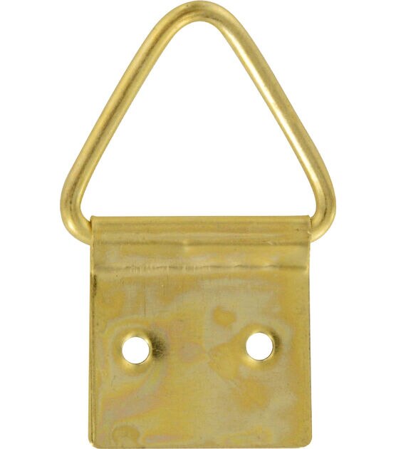 Ook 2pc Small Brass Triangle Ring Hangers