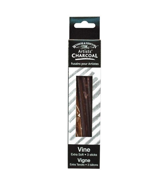  Winsor & Newton Artist Vine Charcoal Sticks, Soft