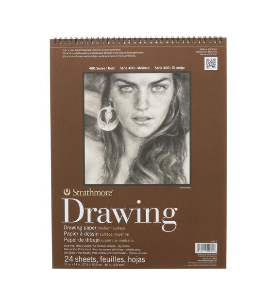 Pro Art Spiral Bound Sketch Book 11x14, 80 Sheets 